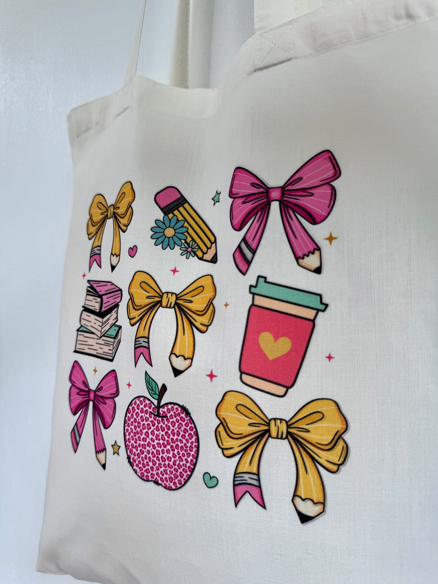 Tote-bag Tissus Recyclé - Maitresse Charms - Personnalisable