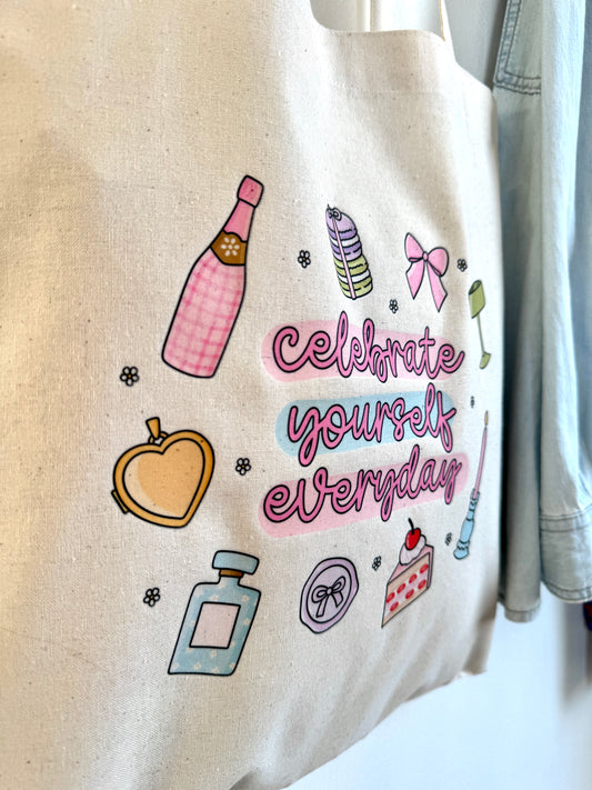 Tote-bag Tissus 100% Recyclé - Celebrate Yourself