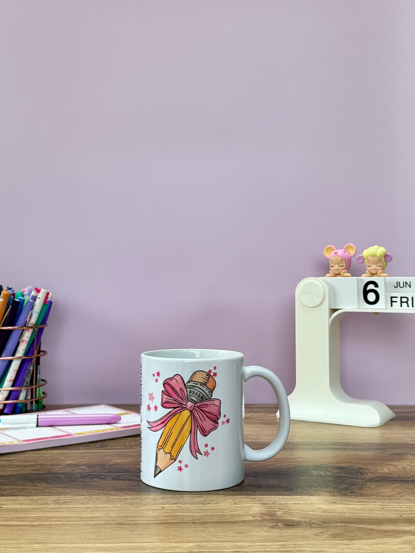 Tasse Céramique 330 ml - Maîtresse Girly - Personnalisable