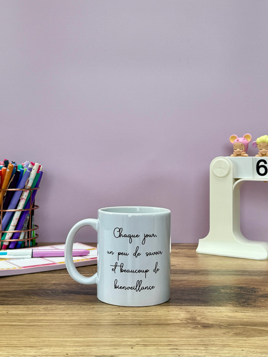 Tasse Céramique 330 ml - Maîtresse Aux Crayons - Personnalisable