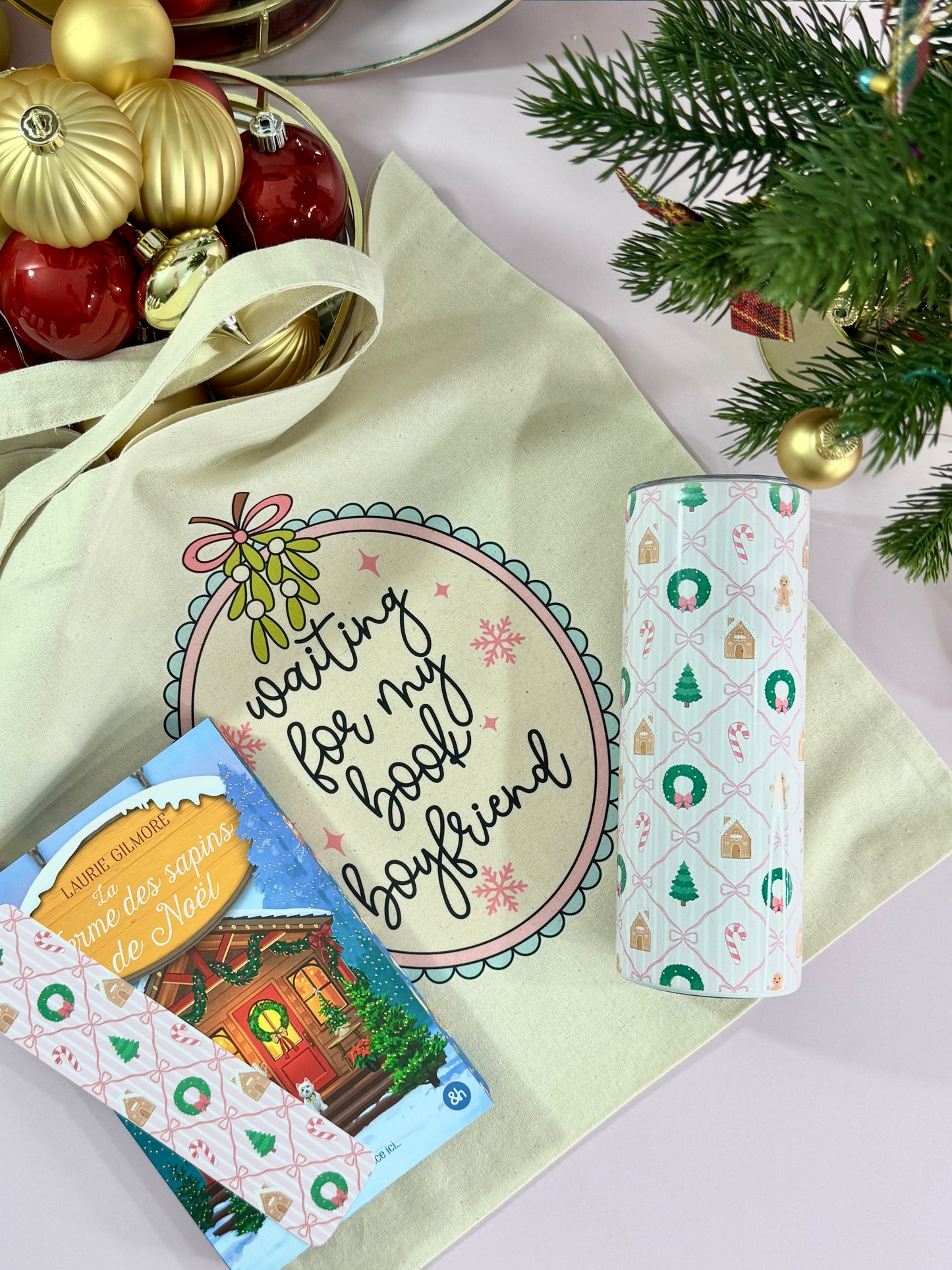 Tote-bag Tissus 100% Recyclé - Book Boyfriend