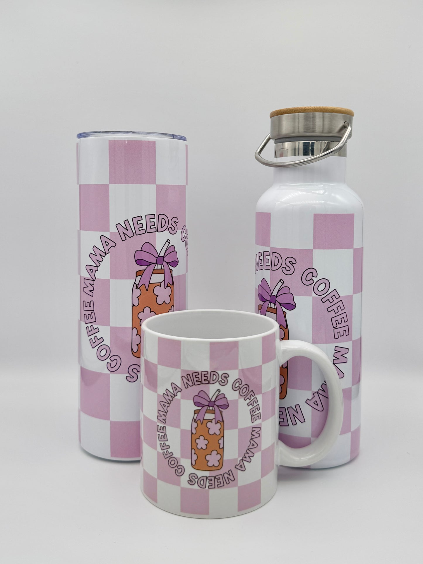 Mug Isotherme 591ml avec Couvercle et Paille - Coffee Mama