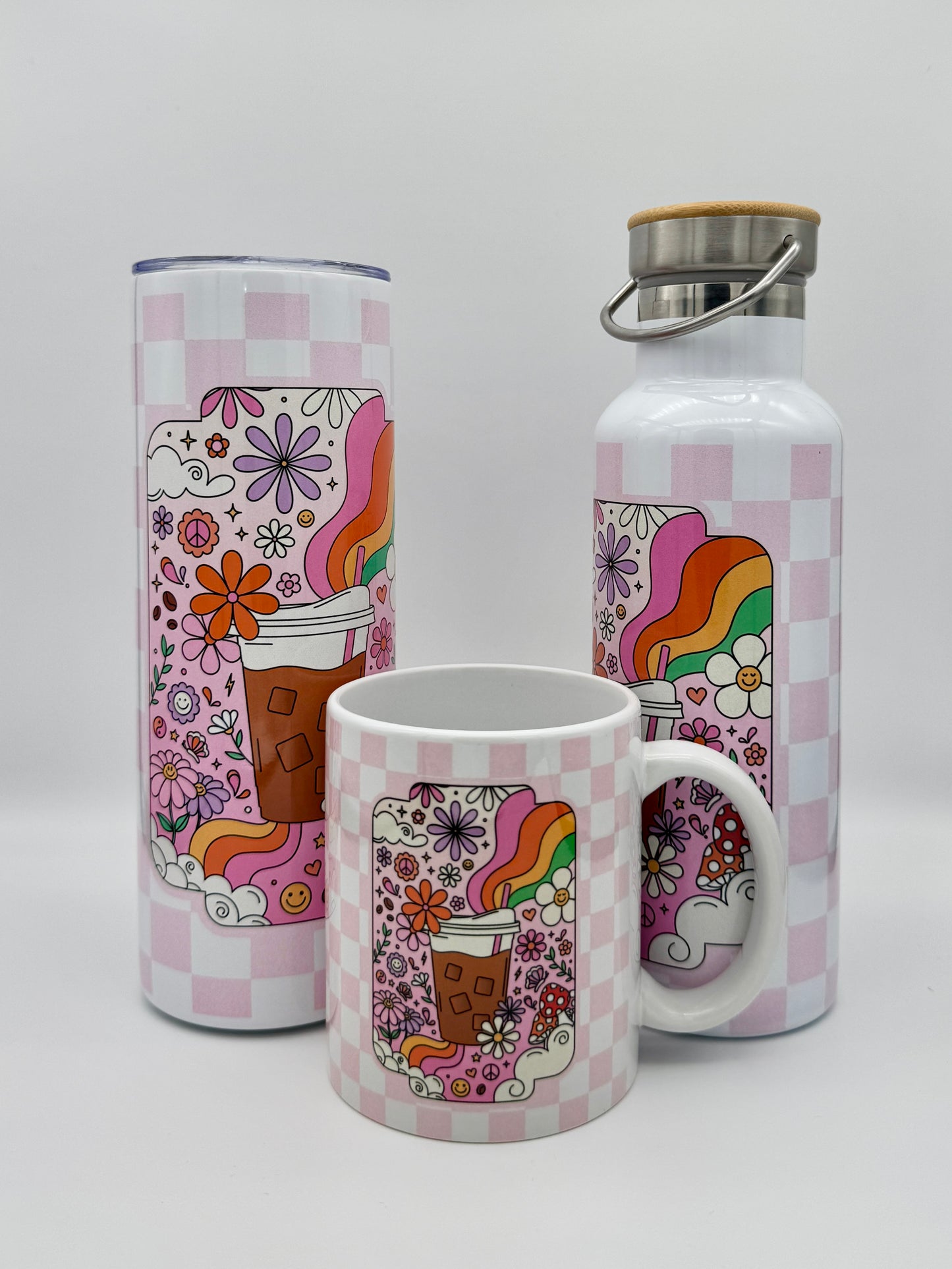 Mug Isotherme 591ml avec Couvercle et Paille - Iced Coffee Lover