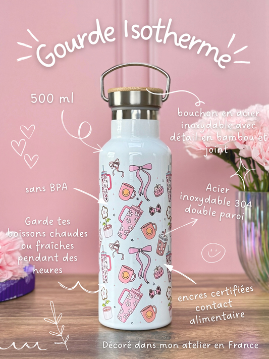 Gourde Isotherme 500 ml - Girly Girl Tumbler