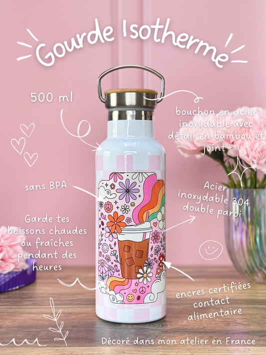 Gourde Isotherme 500 ml - Iced Coffee Lover