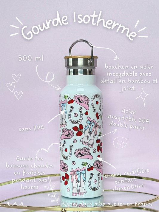 Gourde Isotherme 500 ml - The Lucky Cowgirl