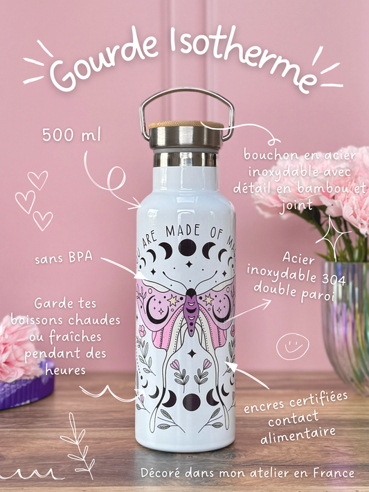 Gourde Isotherme 500 ml - Magic Butterfly