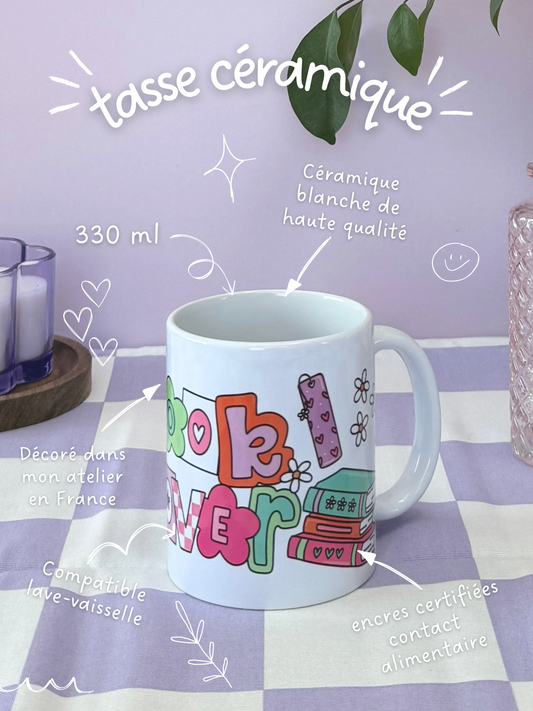 Tasse Céramique 330 ml - Book Lover
