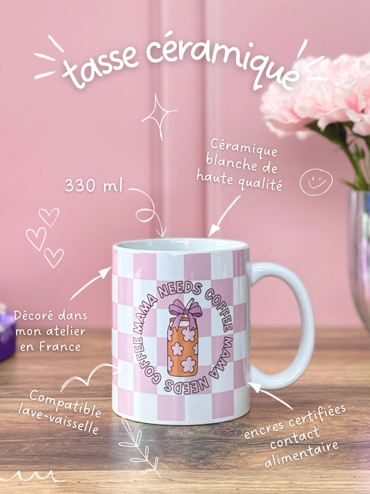 Tasse Céramique 330 ml - Coffee Mama
