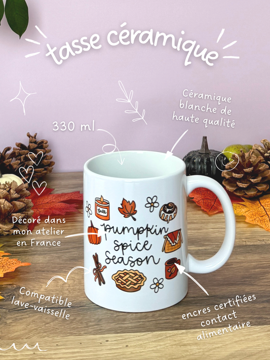 Tasse Céramique 330 ml - Pumpkin Spice Season