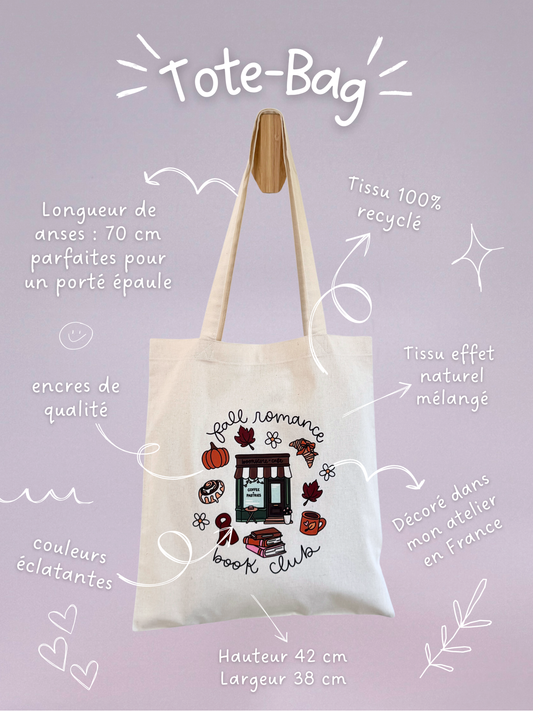 Tote-bag Tissus 100% Recyclé - Fall Romance