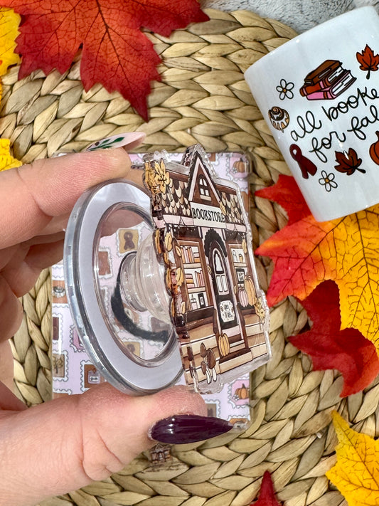 Kindle Grip - Fall Bookstore