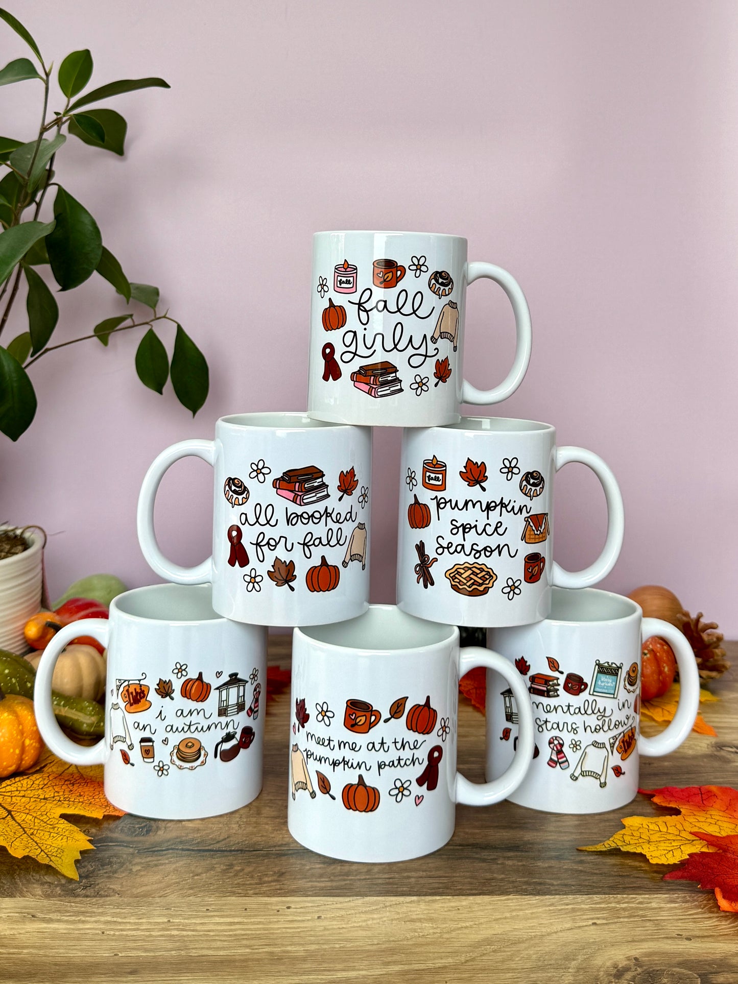 Tasse Céramique 330 ml - Fall Girly