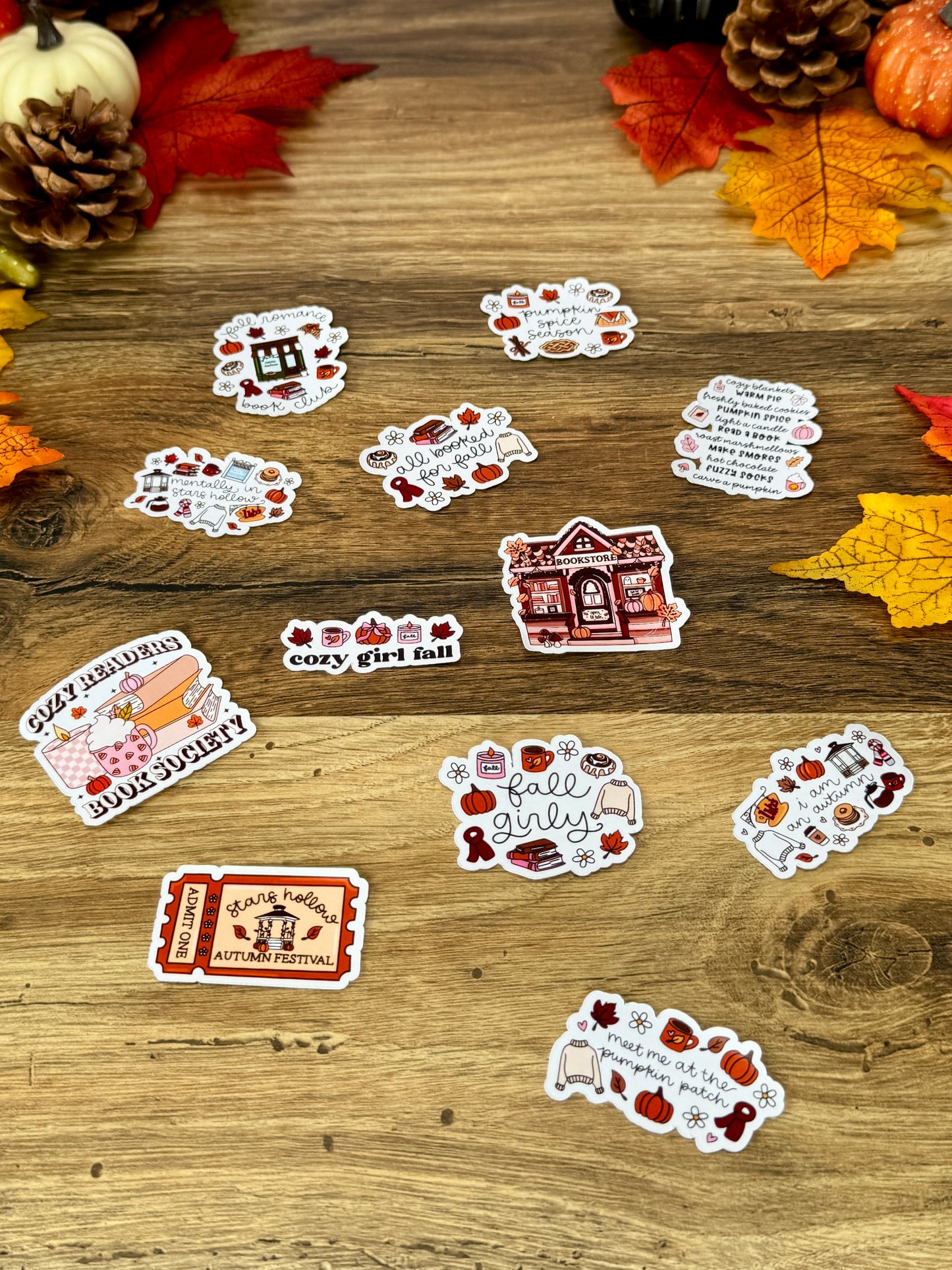 Stickers - Fall Bookstore