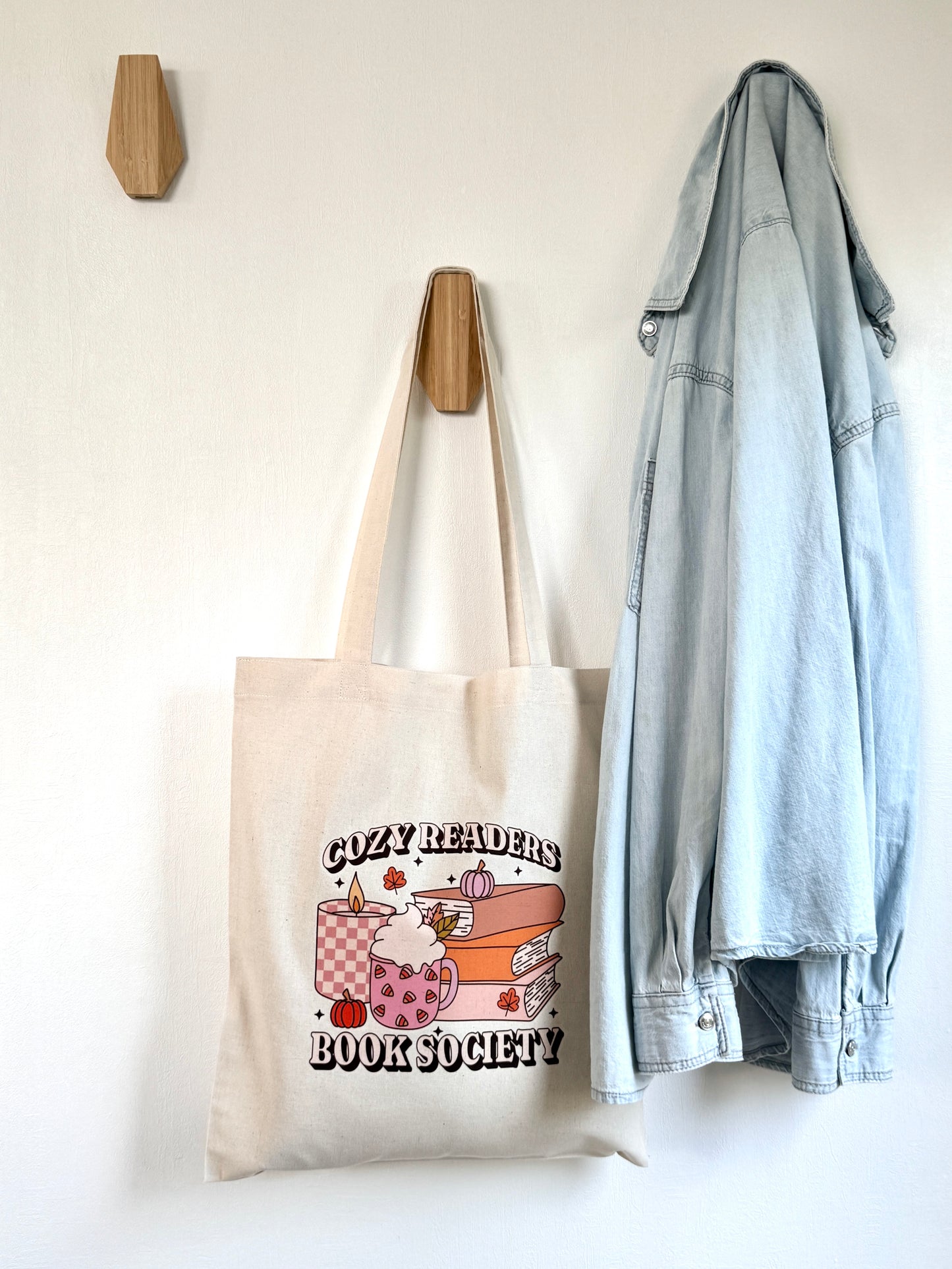 Tote-bag Tissus 100% Recyclé - Cozy Readers