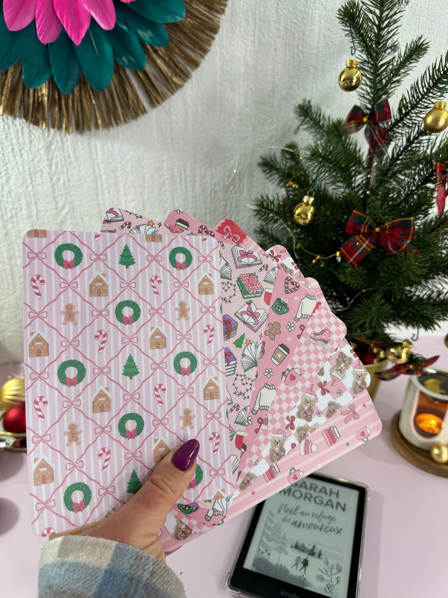 Insert Kindle - Christmas Ribbon