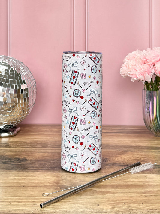 Tumbler Isotherme 591ml avec Couvercle et Paille - The Lover