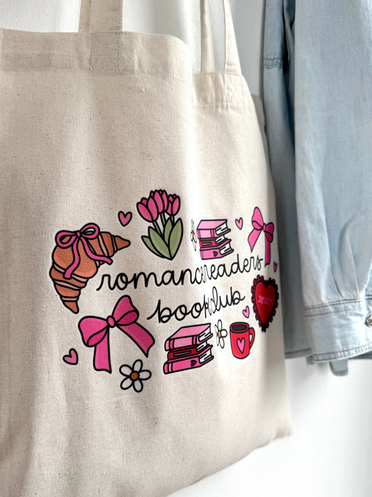 Tote-bag Tissus 100% Recyclé - Romance Readers Book Club