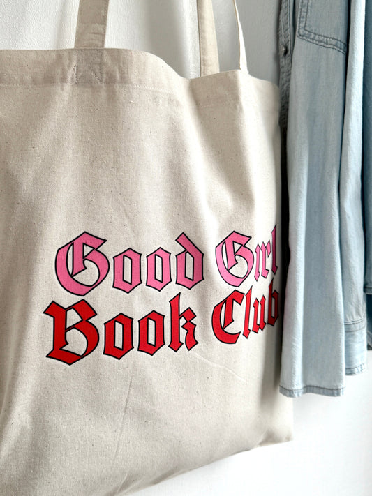 Tote-bag Tissus 100% Recyclé - Good Girl Book Club - 1