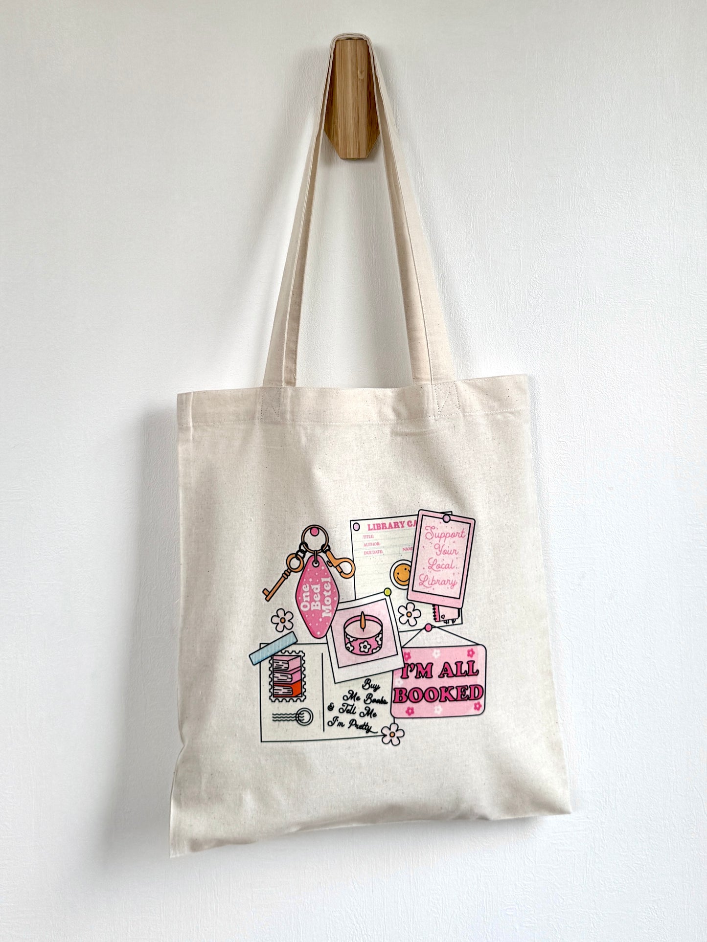 Tote-bag Tissus 100% Recyclé - Book Mood