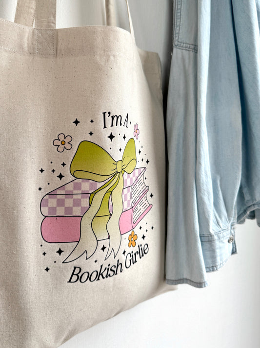 Tote-bag Tissus 100% Recyclé - Bookish Girlie