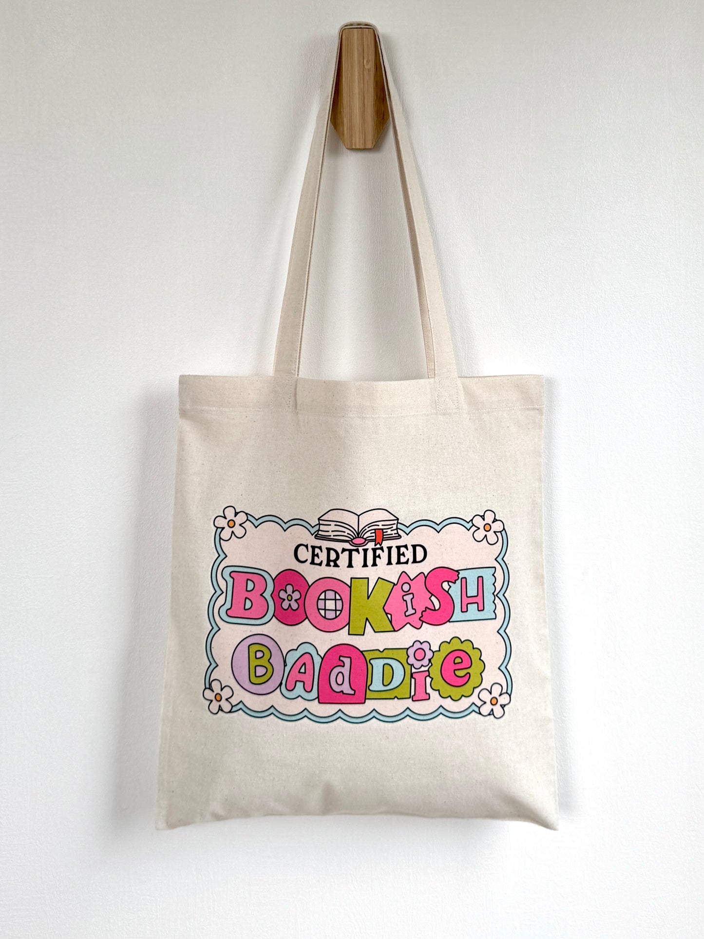 Tote-bag Tissus 100% Recyclé - Bookish Baddie