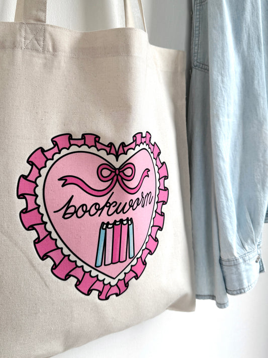 Tote-bag Tissus 100% Recyclé - Bookworm