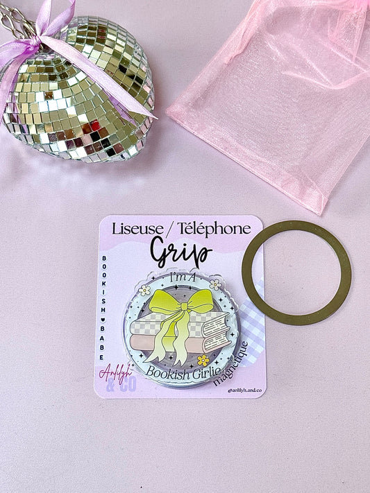 Grip Liseuse / Téléphone - Bookish Girlie