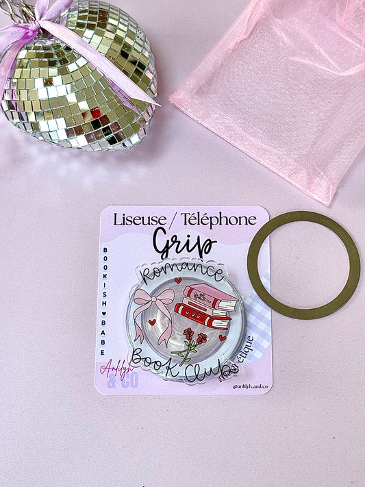 Grip Liseuse / Téléphone - Romance Book Club