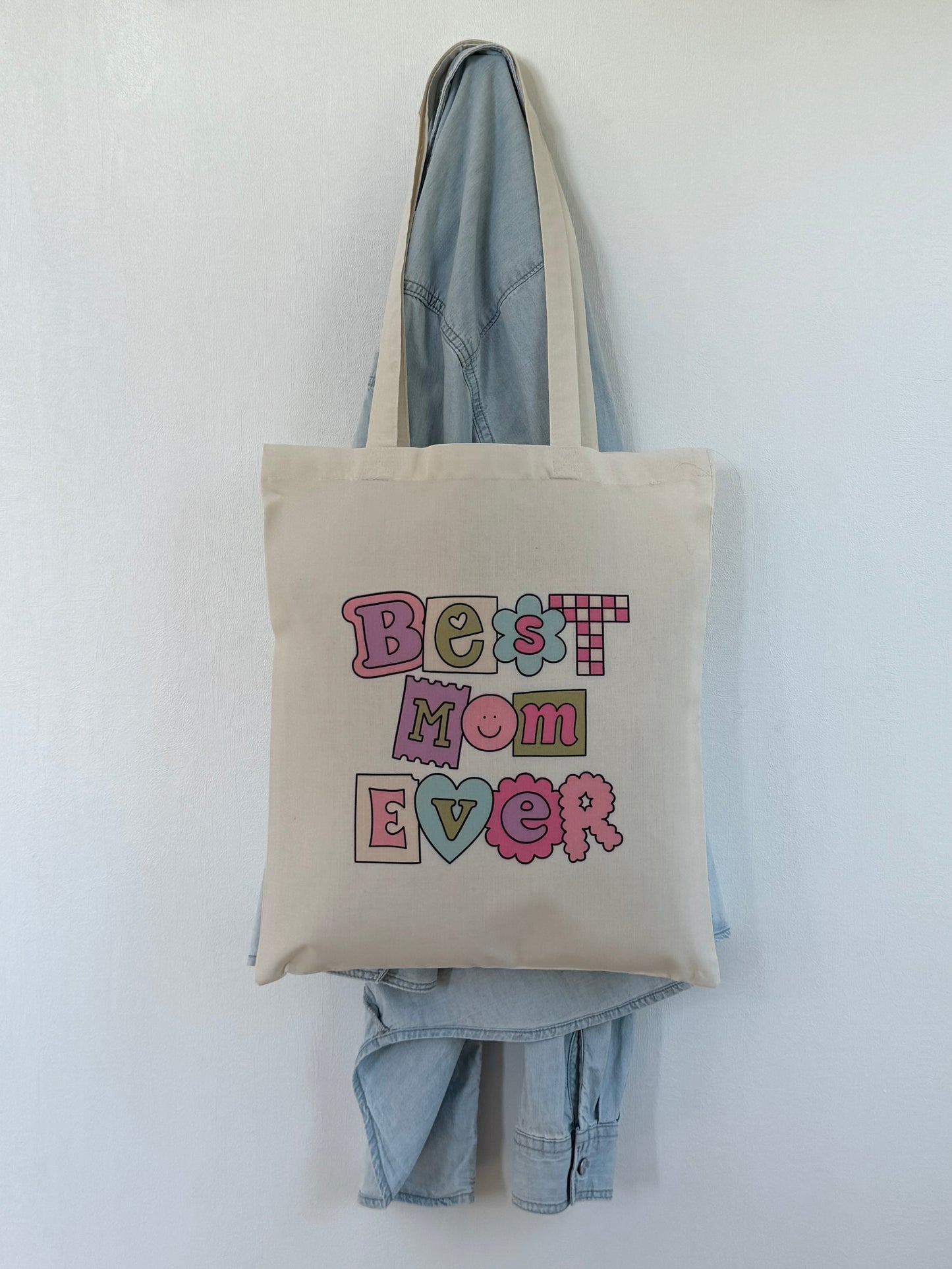 Tote-bag Tissus Recyclé - Best Mom Ever