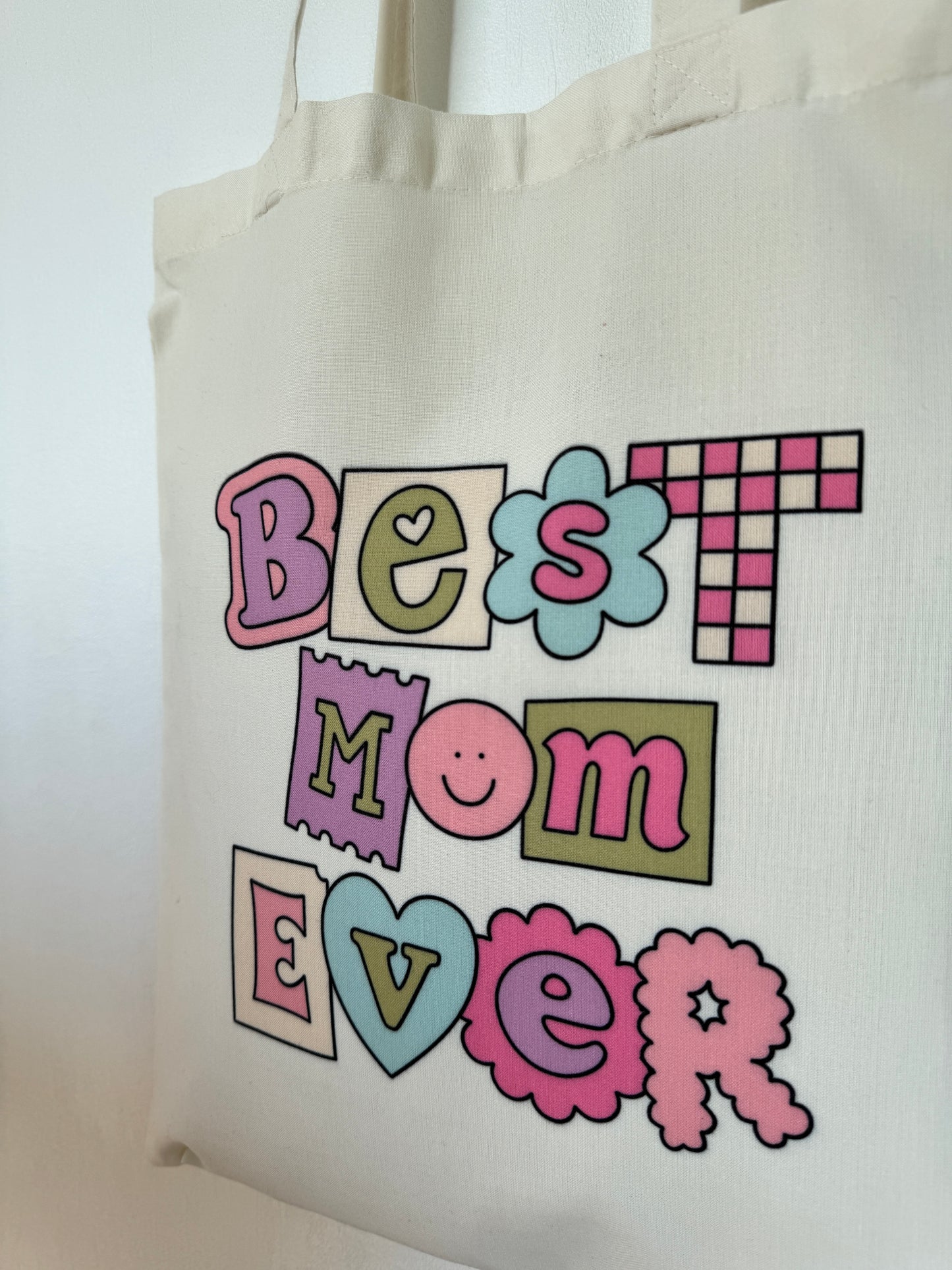 Tote-bag Tissus Recyclé - Best Mom Ever