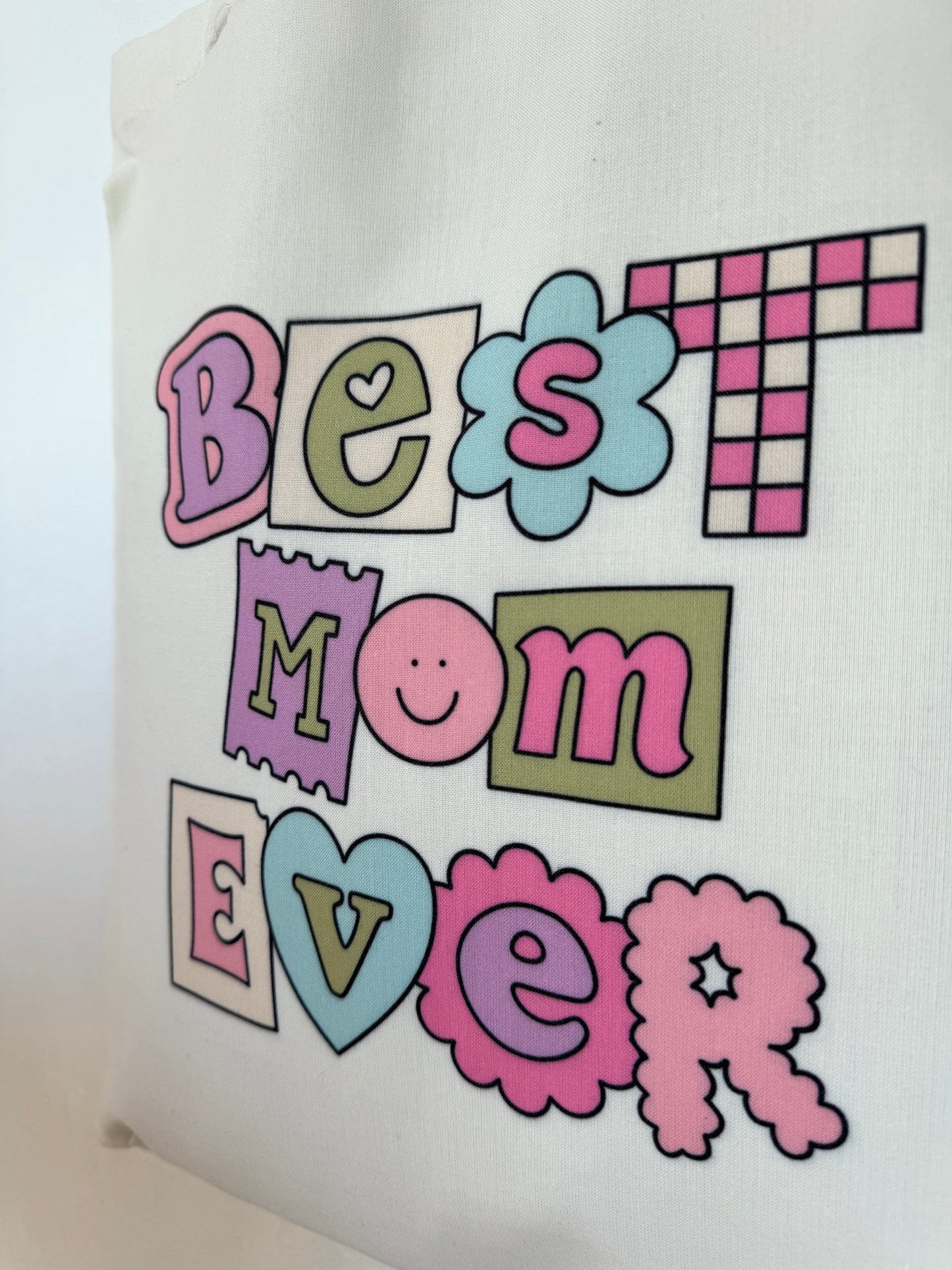 Tote-bag Tissus Recyclé - Best Mom Ever