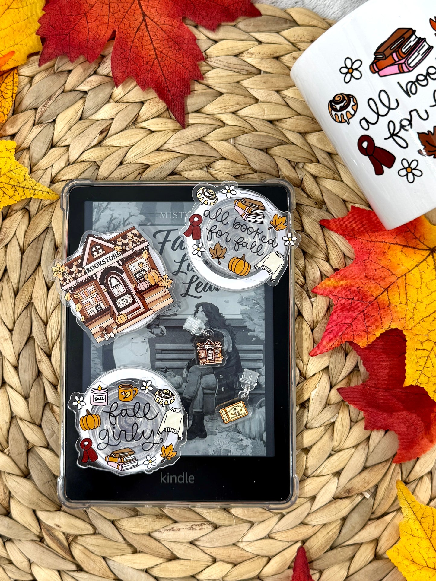 Kindle Grip - Booked For Fall