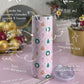 Tumbler Isotherme 591ml avec Couvercle et Paille - Christmas Ribbon