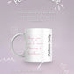 Tasse Céramique 330 ml - Maîtresse Charms - Personnalisable