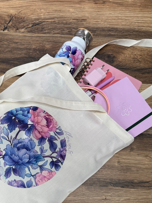 Tote-bag Tissus Recyclé - Flowers