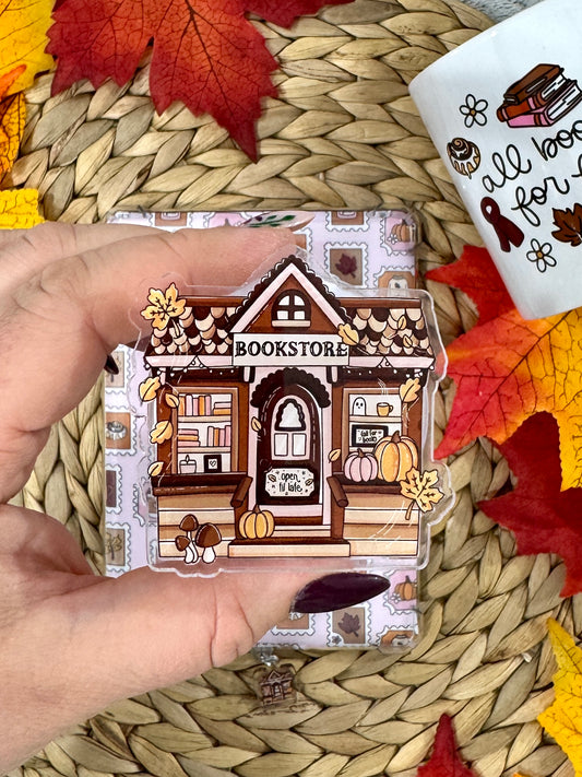 Kindle Grip - Fall Bookstore