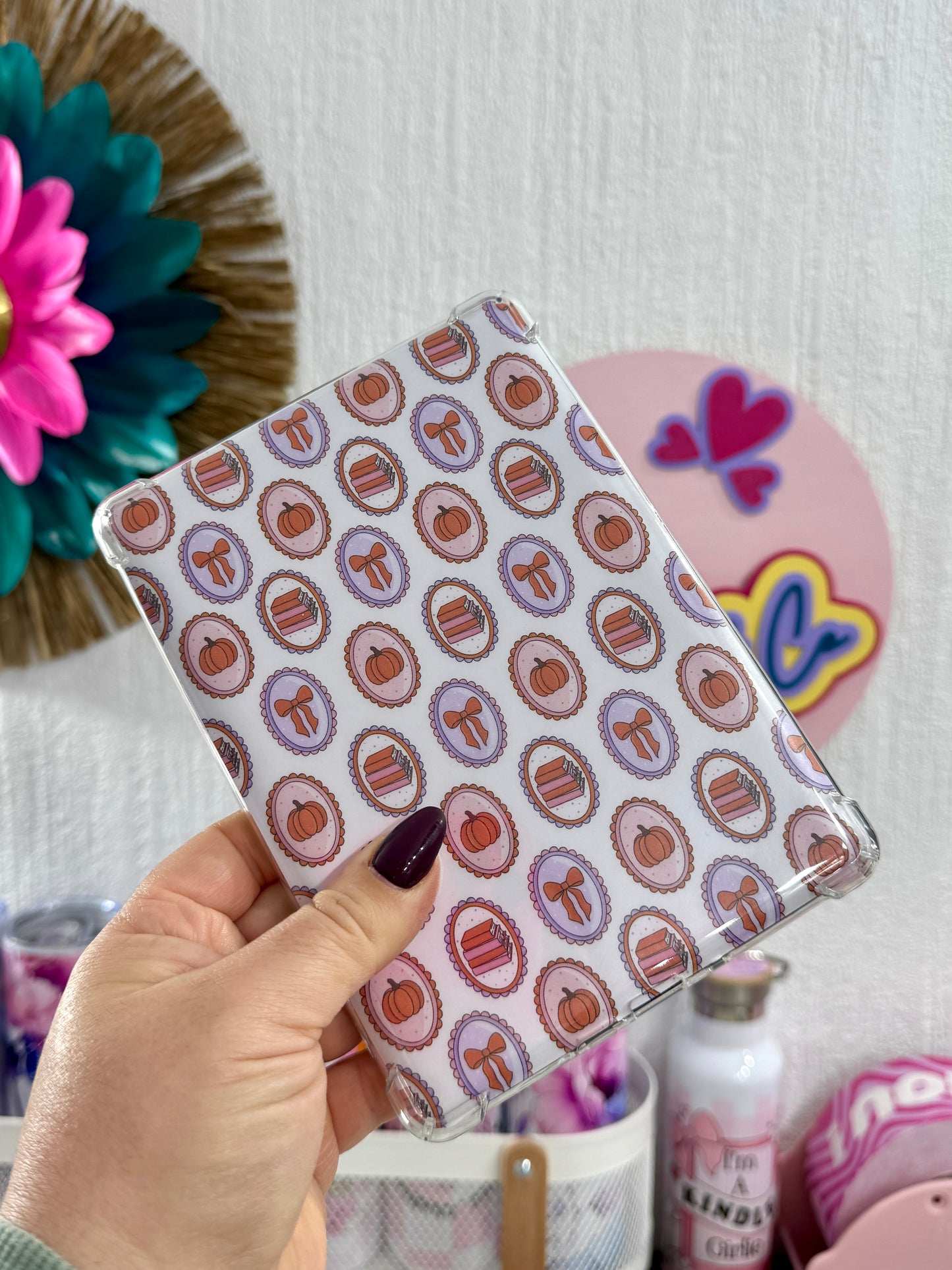 Insert Kindle - Tableaux D'Automne - Blanc