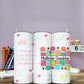 Mug Isotherme 591ml avec Couvercle et Paille - Maîtresse Cahier - Personnalisable