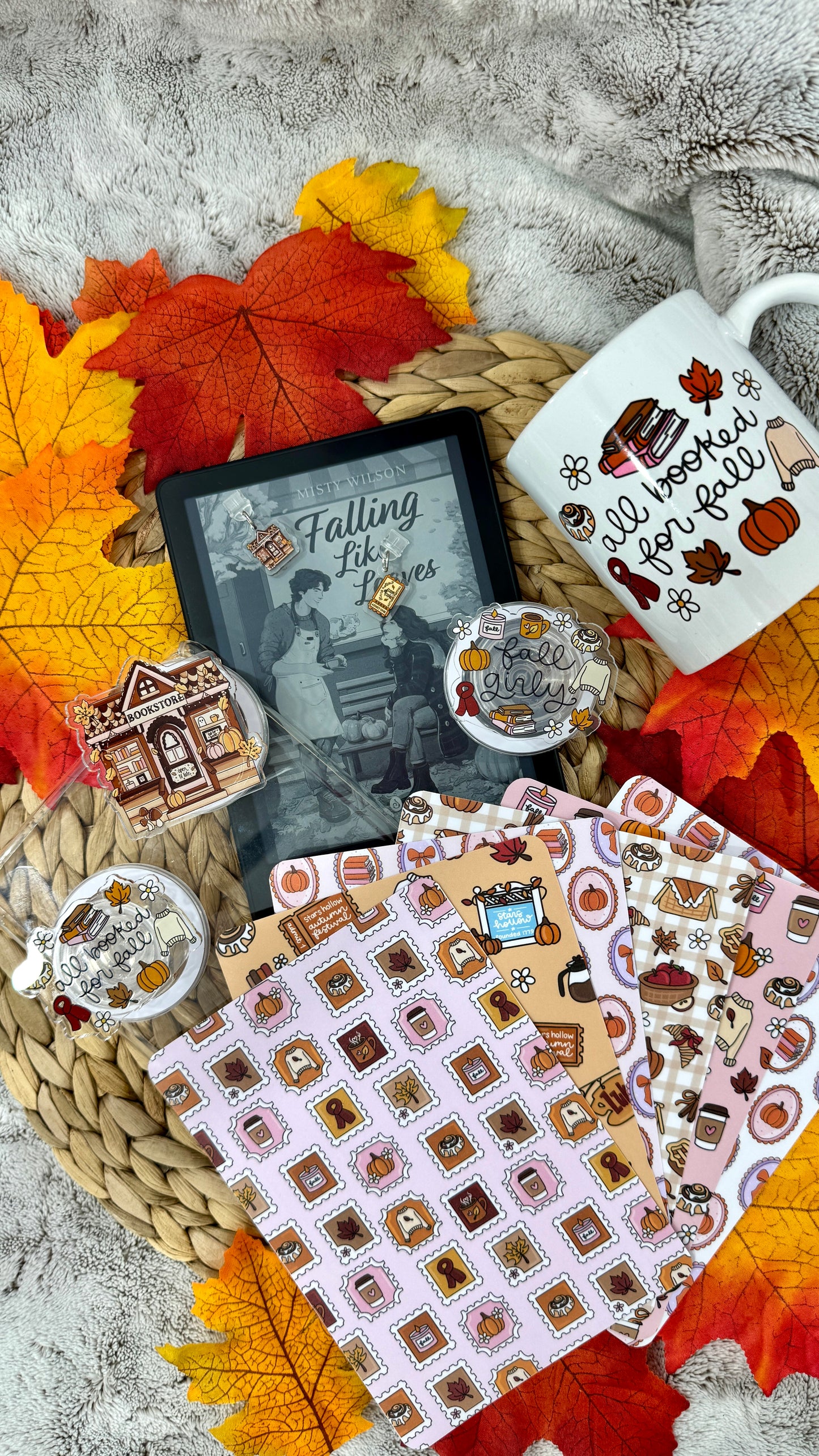 Kindle Grip - Booked For Fall