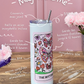 Mug Isotherme 591ml avec Couvercle et Paille - The Butterfly