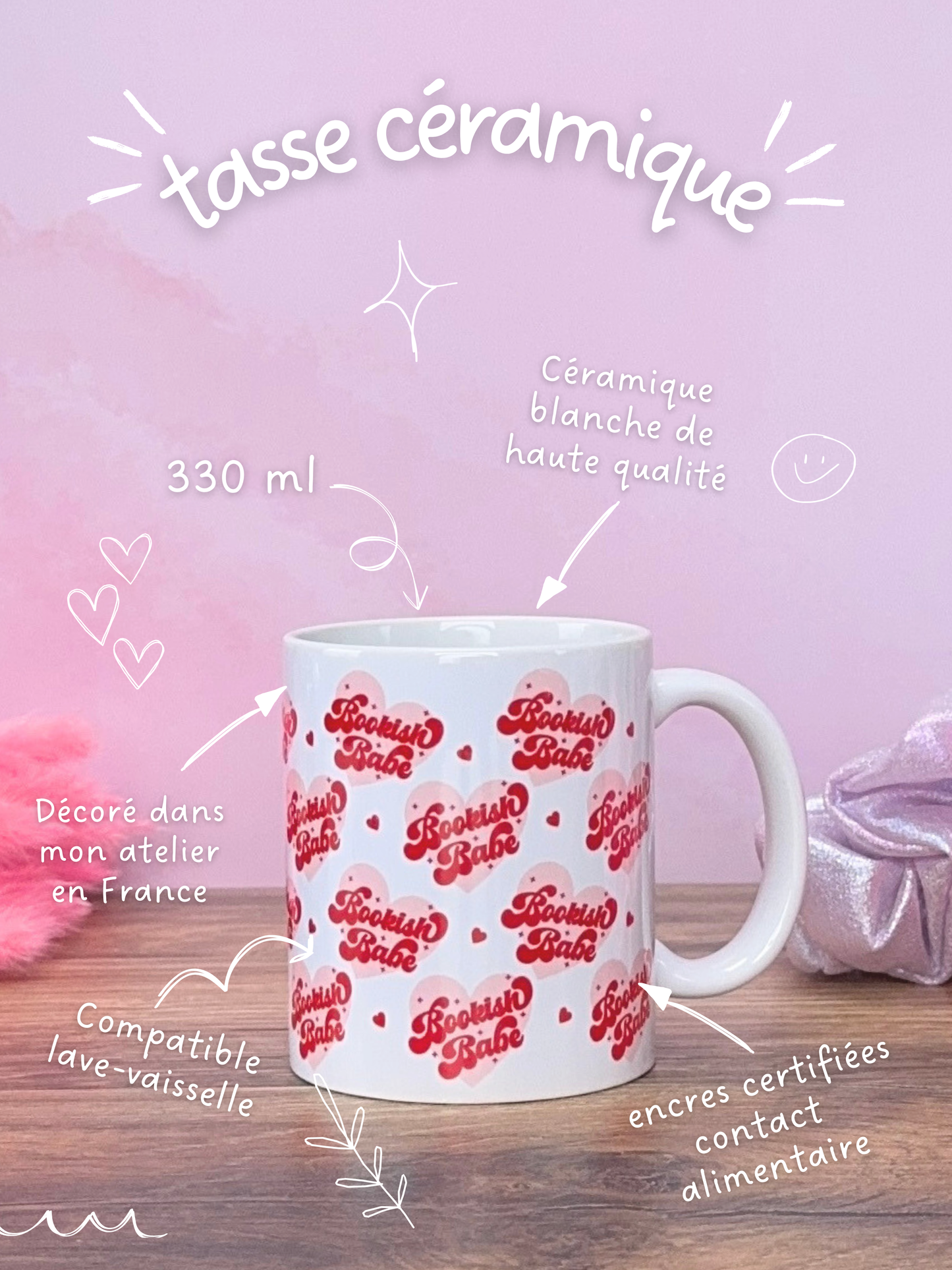 Tasse Céramique 330 ml - Bookish Babe