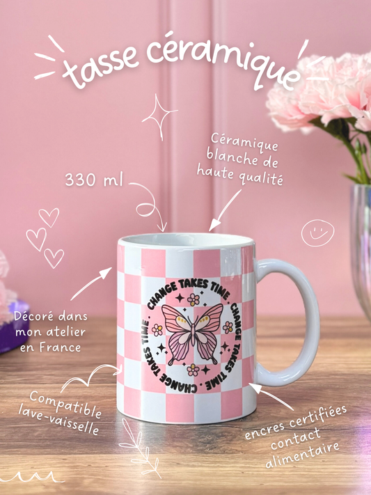 Tasse Céramique 330 ml - Change Takes Time