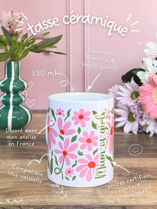 Tasse Céramique 330 ml - Mum of Girls
