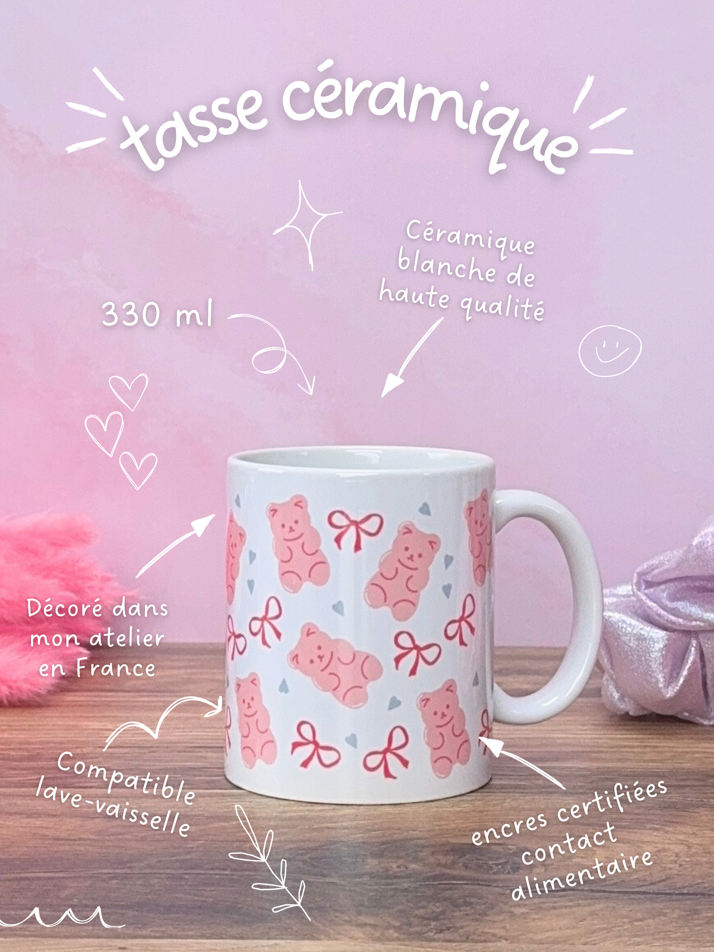 Tasse Céramique 330 ml - My Gummy Bear