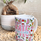 Tasse Céramique 330 ml - Personnalisable - Mamie Fleurs & Fruits