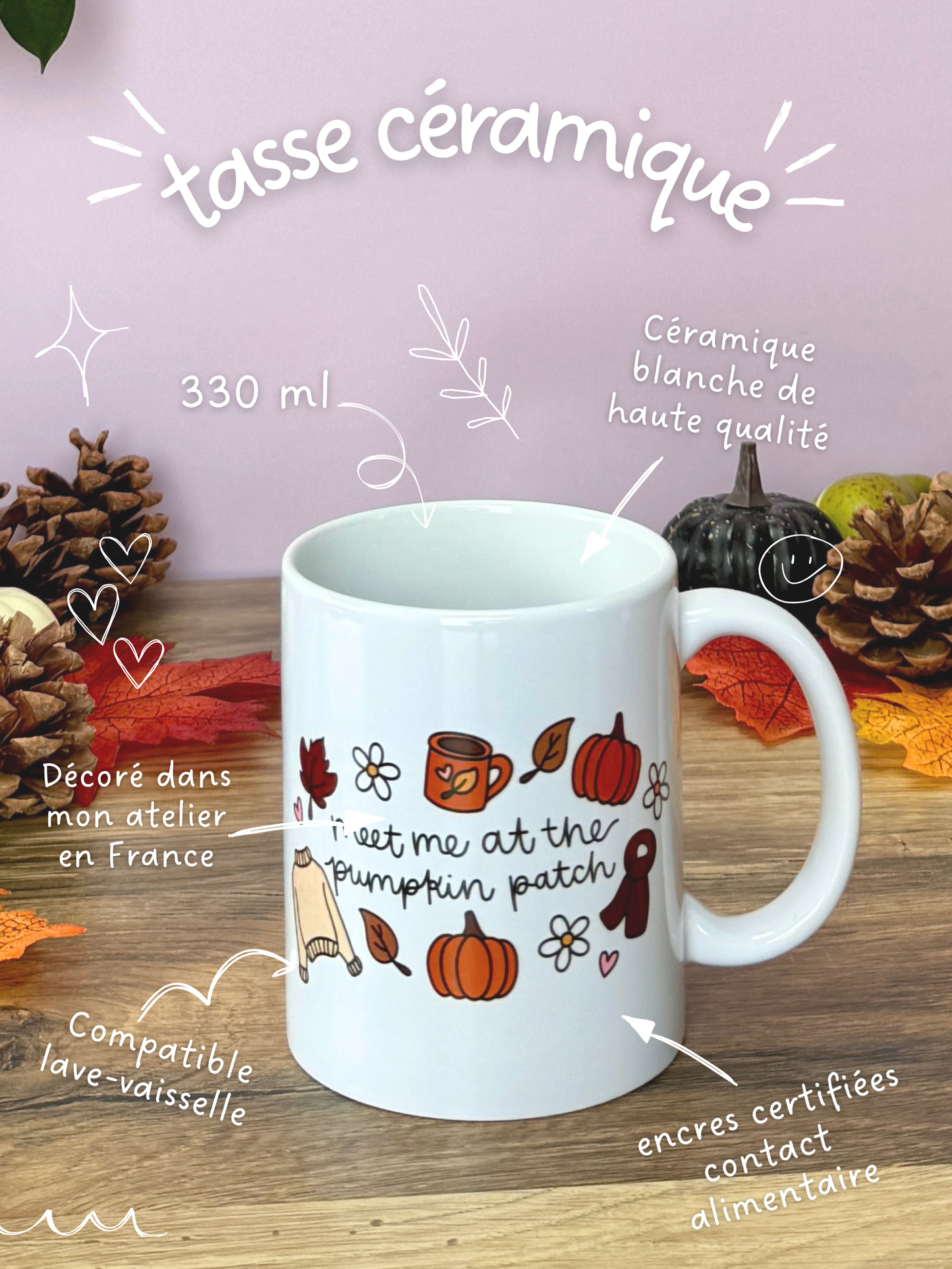 Tasse Céramique 330 ml - Pumpkin Patch
