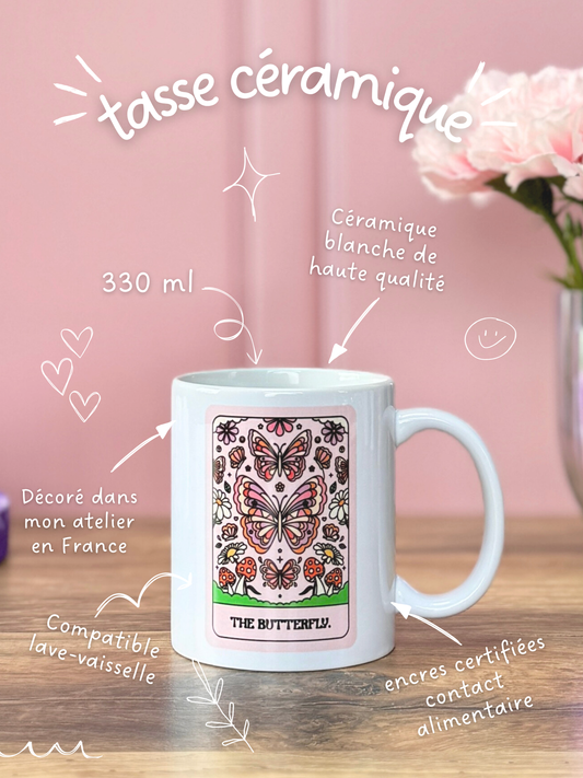 Tasse Céramique 330 ml - The Butterfly