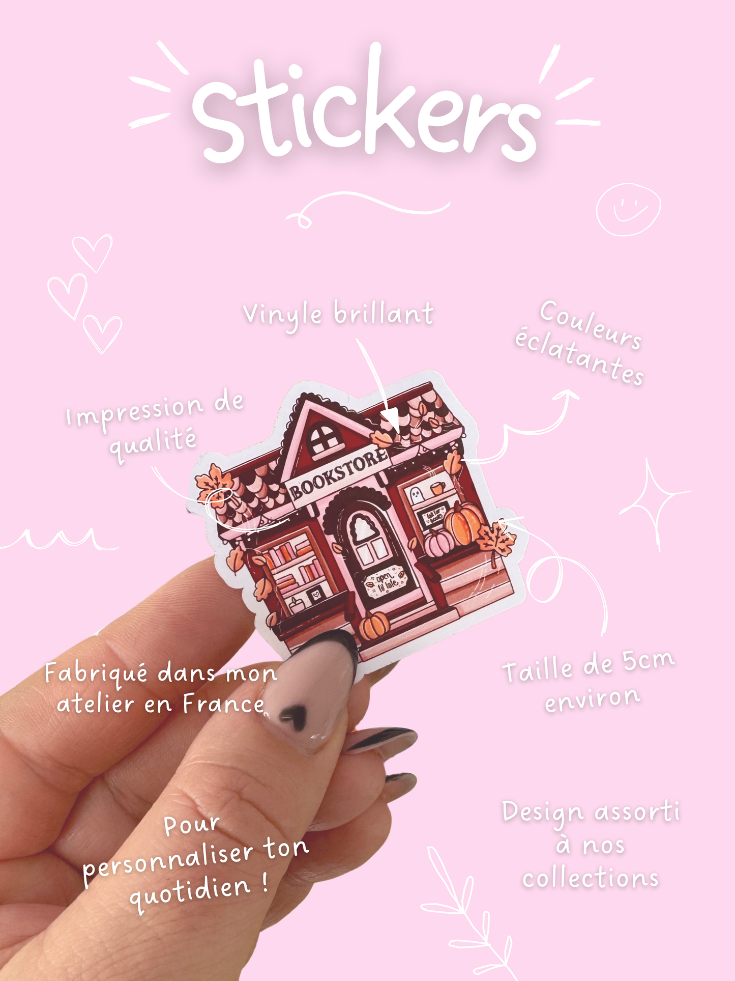 Stickers - Fall Bookstore