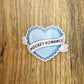 Stickers - Hockey Romance Heart
